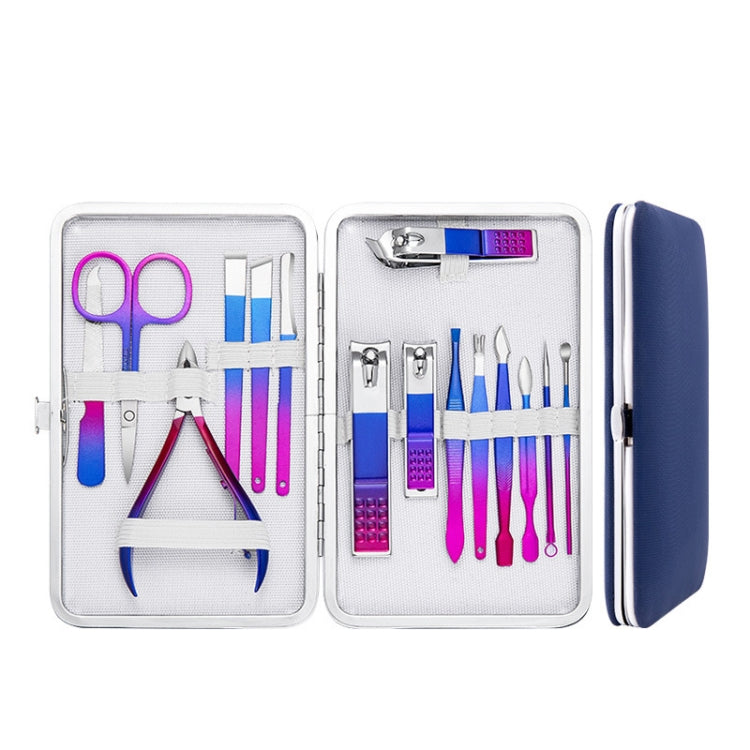 Stainless Steel Bright Beauty Nail Clipper Trimming Set, 12 PCS/Set, 15 PCS/Set