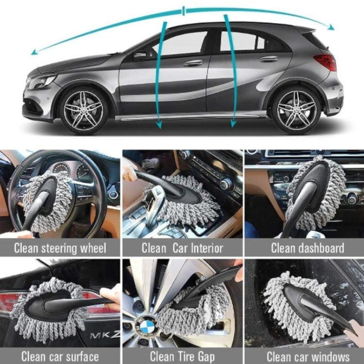 Car Waterproof Gloves Tire Gap Cleaning Brush Car Wash Set, 9pcs / set Car Wash Set