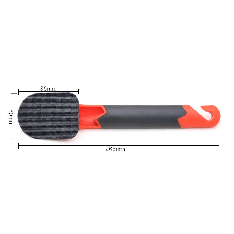 Handle + Sponge Long Handle Car Tire Varnishing Brush Tire Waxing Brush Sponge, 10PCS Sponge, Handle + Sponge