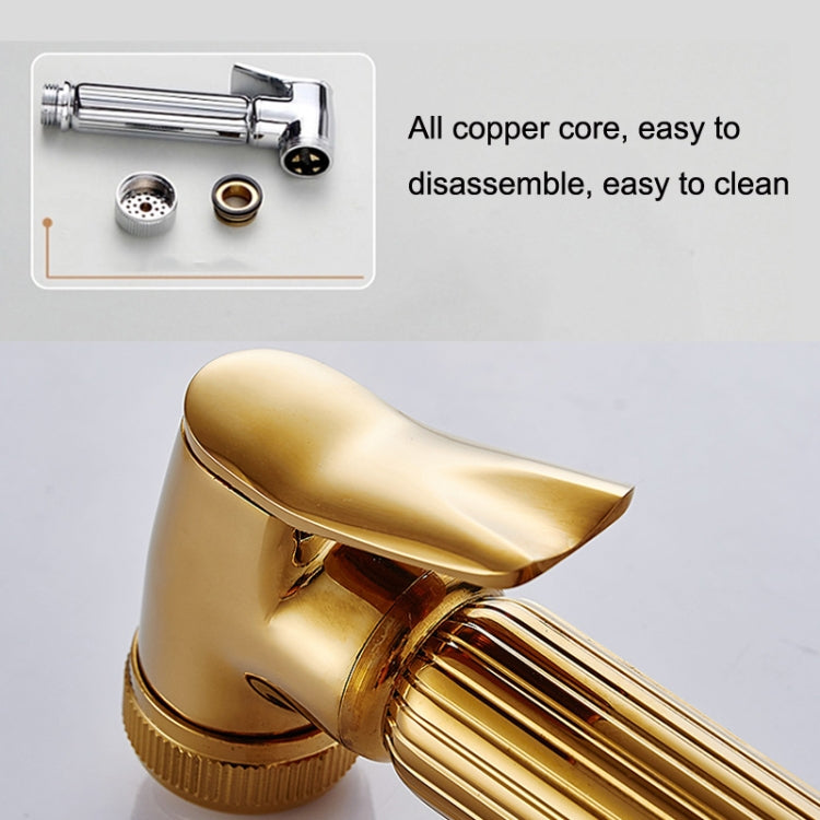 Multifunctional Wome Washers Pressure With Water Stop Woman Wash Nozzle, Style:, Antique + Hose + Bracket, Chrome, Gold, Black Antique, Antique