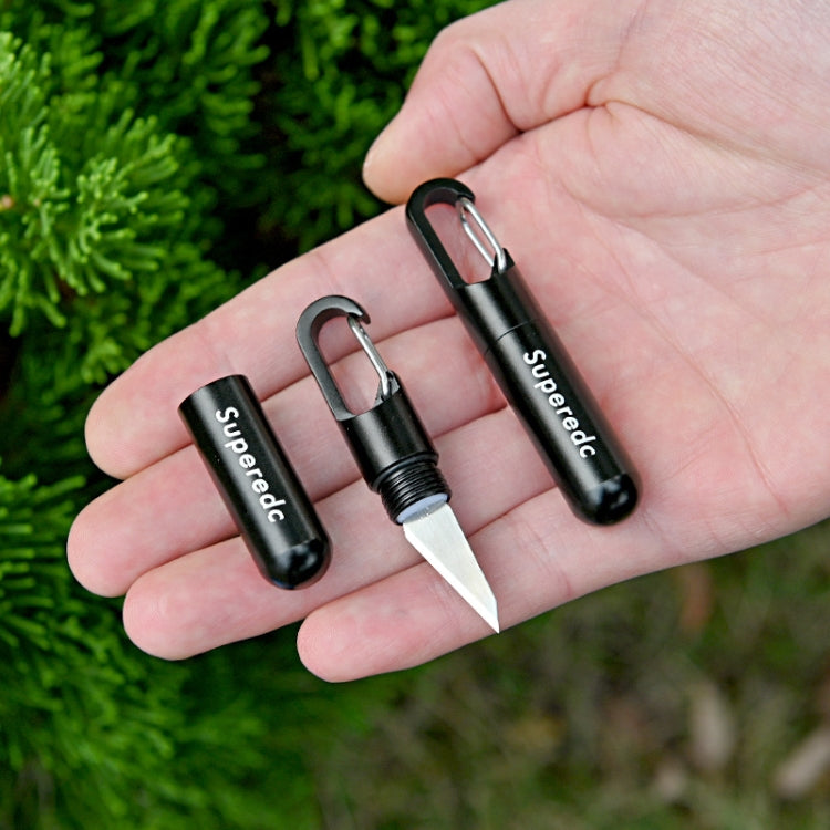 Keychain Pendant Small Knife Portable Art Cutting Knife, Bronze, Aluminum Alloy Black, Aluminum Alloy Red