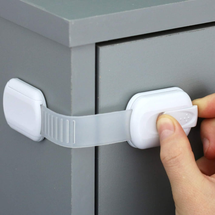 Slide Adjust Baby Safety Lock Refrigerator Drawer Lock, Drawer Lock