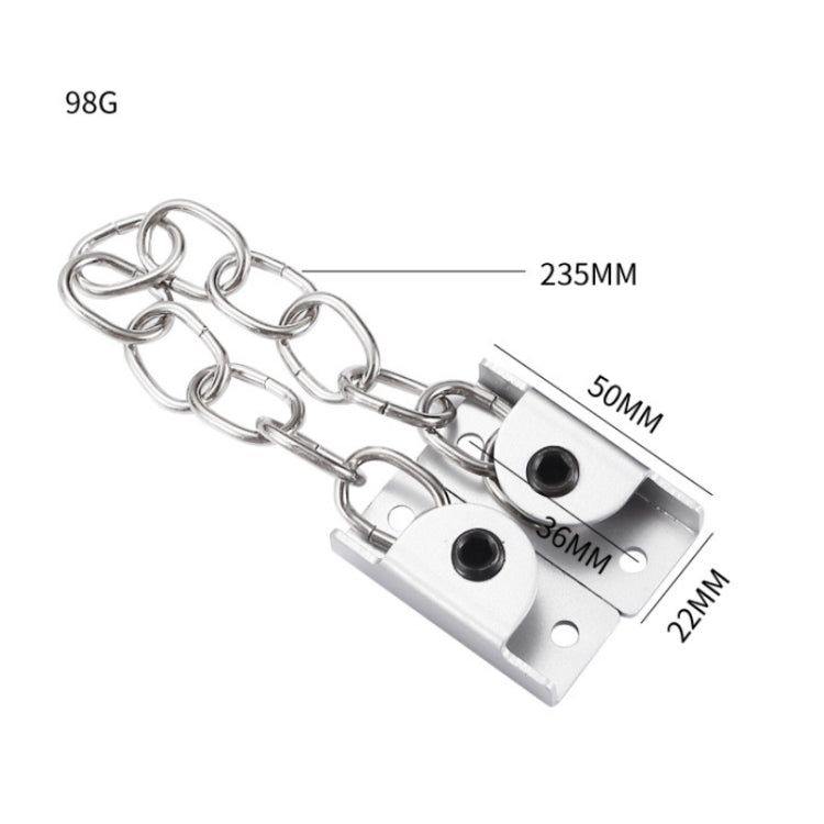 Punching Installation Protection Stainless Steel Window Limit Lock, B Type Silver, B Type White, B Type Black, A Type Silver, A Type Black