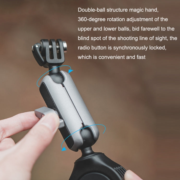 حامل كاميرا الحركة P-GM-155 من PGYTECH لكاميرا Action2 / GoPro / Insta360، مغناطيسي، لاصق