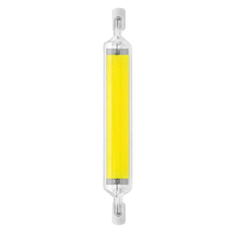R7S LED COB Dimmer Glass Lamp Double-end Horizontal Plug-in Light, 78MM 10W, 118mm 20W