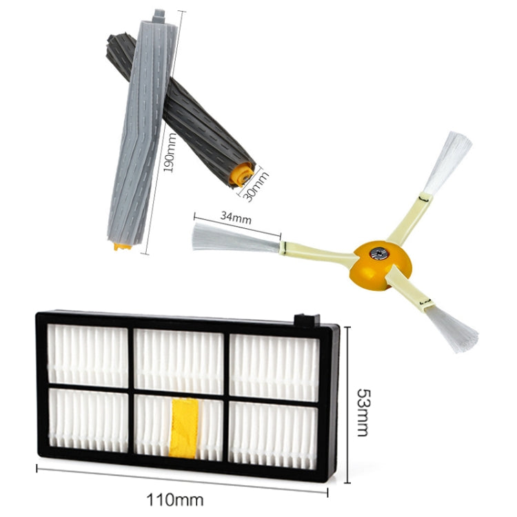 For iRobot Roomba 800/860/870/880/960 Sweeping Robot Accessories, Style: Set 1, Set 1, Set 2, Set 4