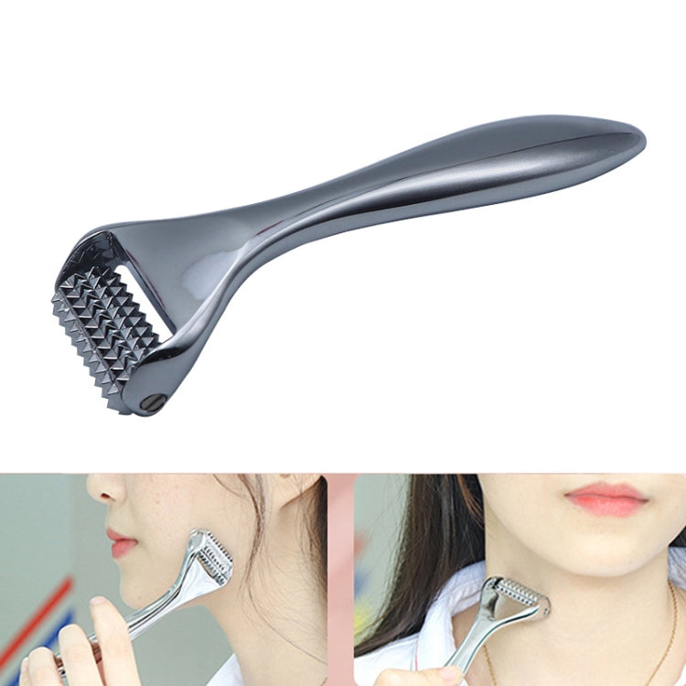 Face Slimming Instrument Roller Metal Barbed Facial Massager, Metal Roller