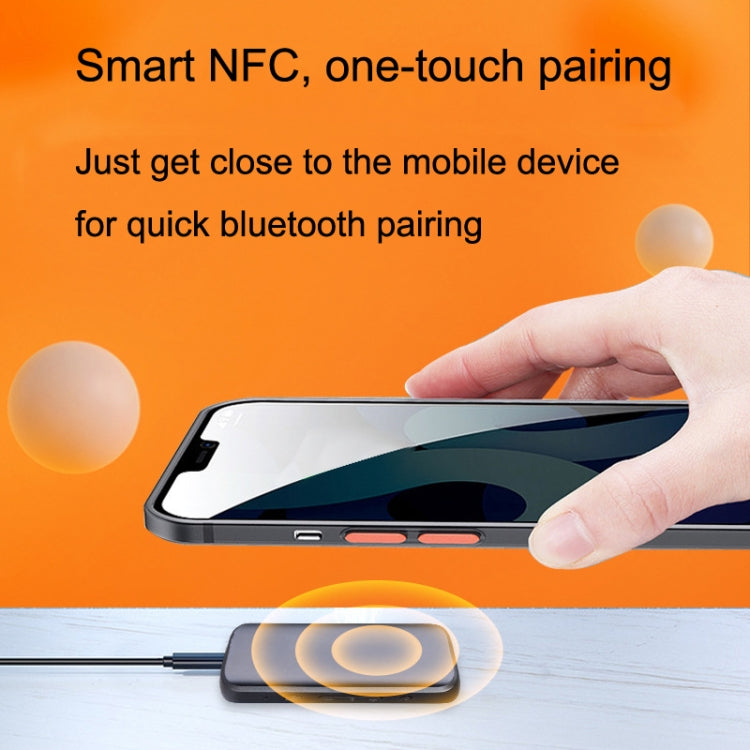 جهاز استقبال بلوتوث 5.1 T40 2 في 1، محول AUX للسيارة، جهاز إرسال NFC، T40 2 في 1