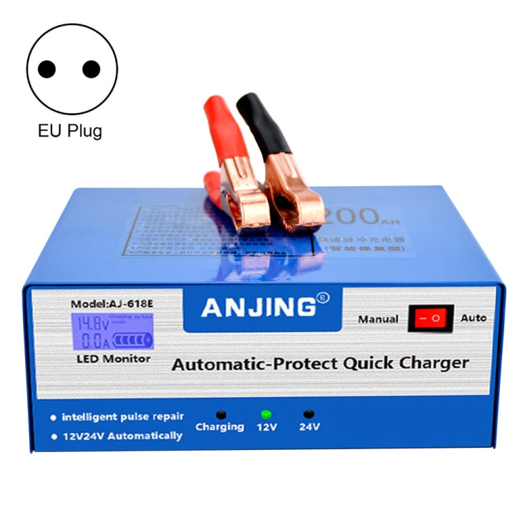 ANJING AJ-618E Battery Charger Car Battery Repairer, EU Plug, US Plug, UK Plug, AU Plug