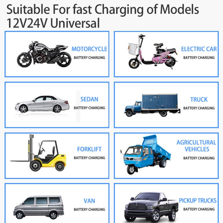 ANJING AJ-618E Battery Charger Car Battery Repairer, EU Plug, US Plug, UK Plug, AU Plug