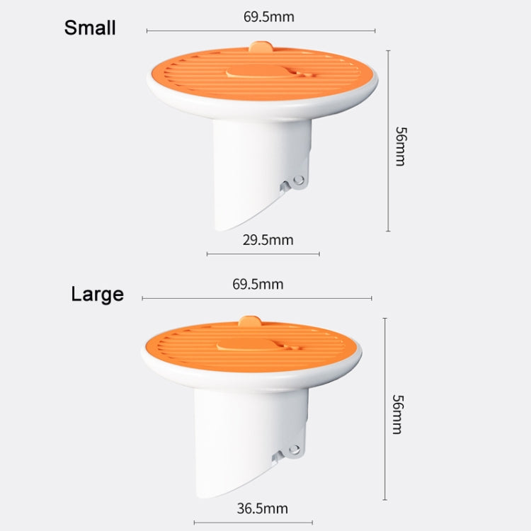 Sewer Deodorant Magnetic Suction Floor Drain Cover, Size:, 3cm (White), 3cm (Orange), 3cm (Green)