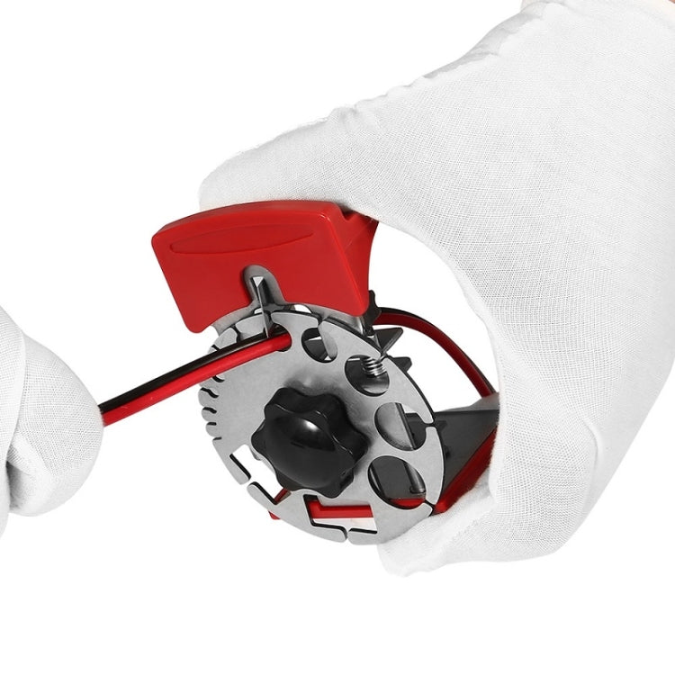 Stainless Steel Adjustable Handheld Quick Wire Stripper, Plastic Plate, Metal Plate