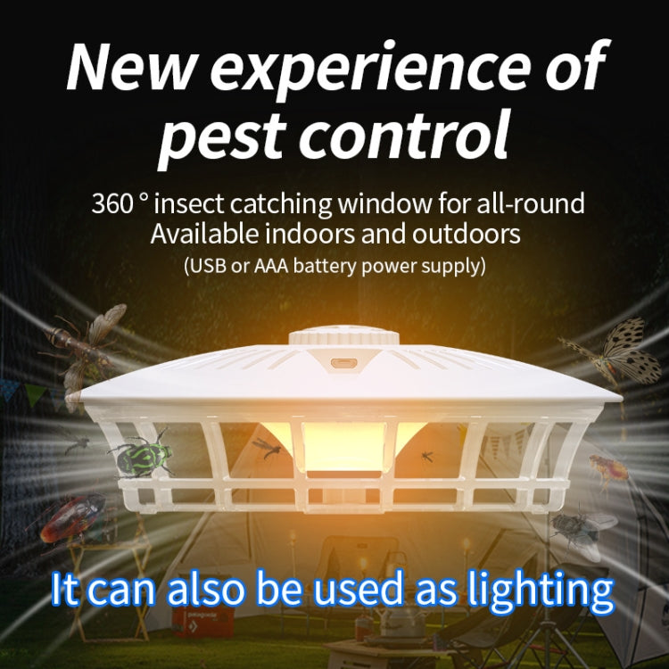 Household Flea Trap Lamp Indoor Trap Mosquito Flies Cockroach Lamp, Pearl White