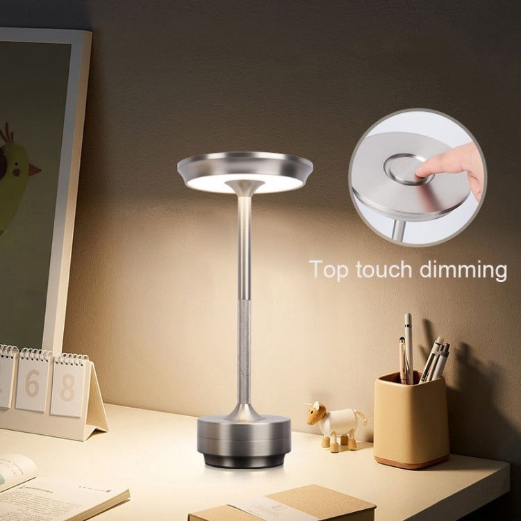 Rechargeable Desk Lamp Removable Desk Lamp Bar Atmosphere Night Light, Gold, Silver, Black