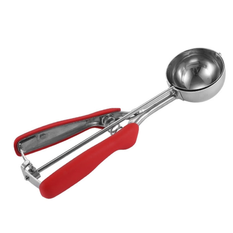 304 Stainless Steel Silicone Handle Ice Cream Scoop, Diameter, 4cm, 5cm, 6cm