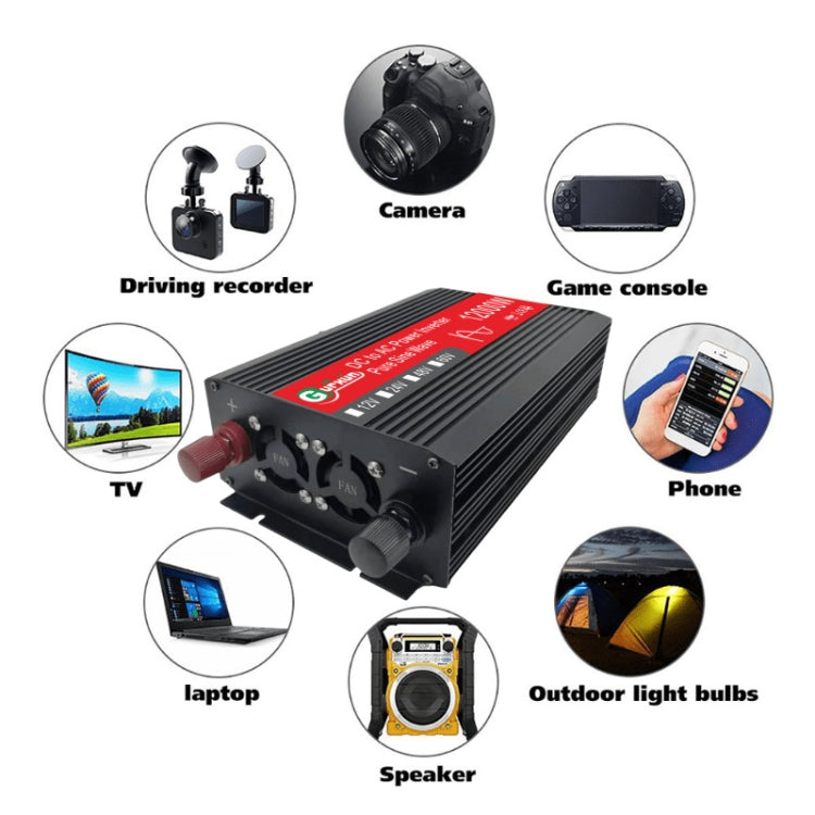 Gurxun 12000W High Power Household Car Sine Wave Inverter, 12000W 60V To 220V, 12000W 12V To 110V, 12000W 48V To 220V, 12000W 12V To 220V, 12000W 24V To 220V