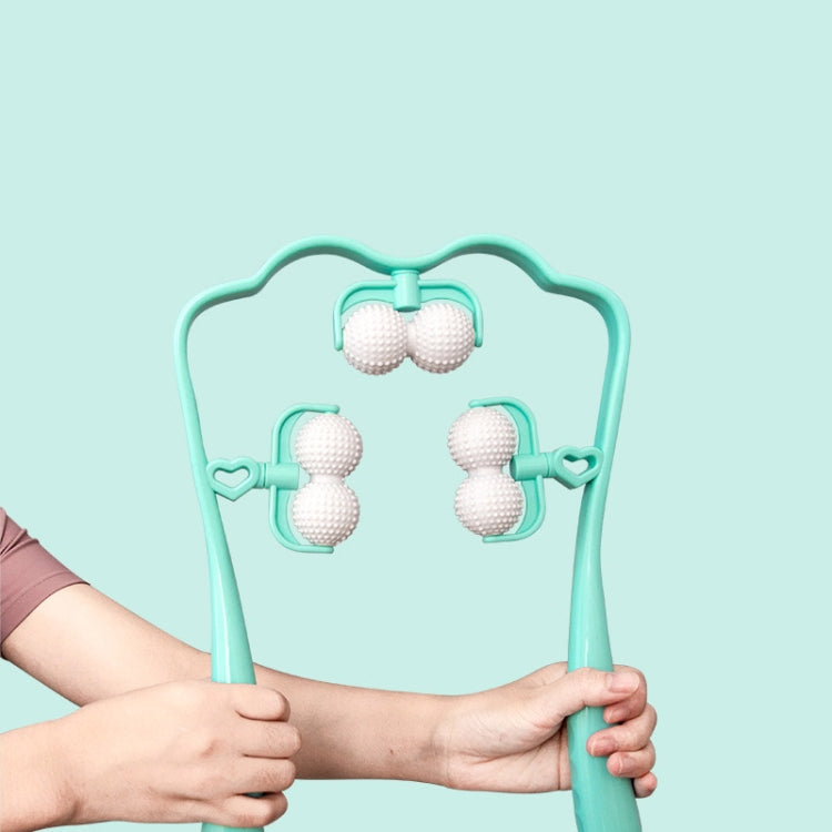 Handheld Cervical Shoulder And Neck Massager, Pink, Green, Blue