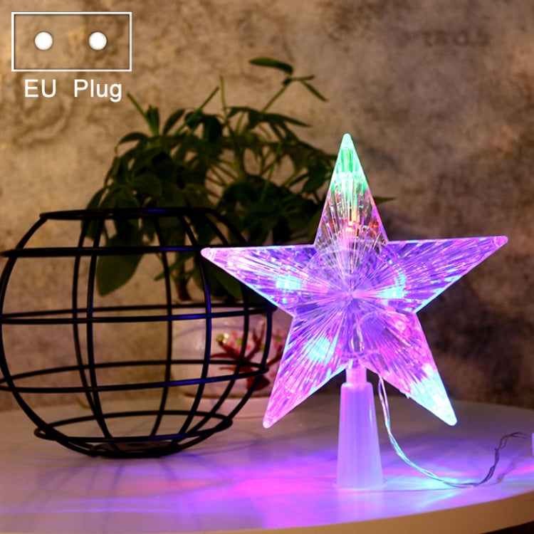 أضواء LED متوهجة على شكل نجمة لشجرة عيد الميلاد، المقاس: طراز بطارية صغيرة، طراز بطارية كبيرة، قابس أوروبي صغير، قابس أوروبي كبير