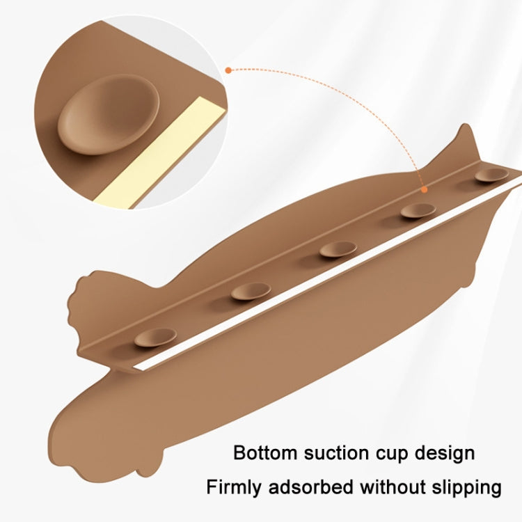 Kitchen Sink Splash Resistant Countertop Silicone Baffle, Brown, Green, Gray, Pink