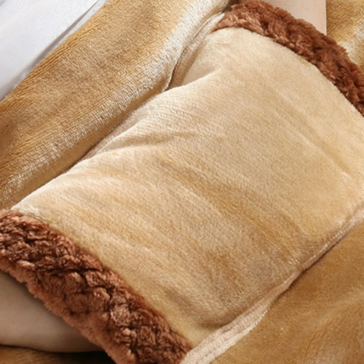 بطانية كهربائية 5 فولت USB متعددة الوظائف لتدفئة اليدين ووسادة الركبة من Farai Fleece، الطراز 2 (لون الجمل)