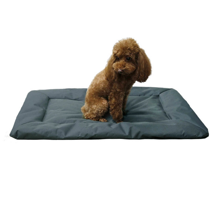 Outdoor Camping Foldable Pet Sleeping Pad 600D Oxford Cloth Waterproof Dog Pad, Sky Blue, Brown, Grey