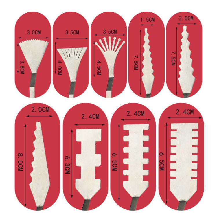 Oil Painting Knife Graffiti Toning Wooden Scraper Student Art Painting Tool, Style:, E1, E2, E3, E4, E5, E6, E7, E8, E9