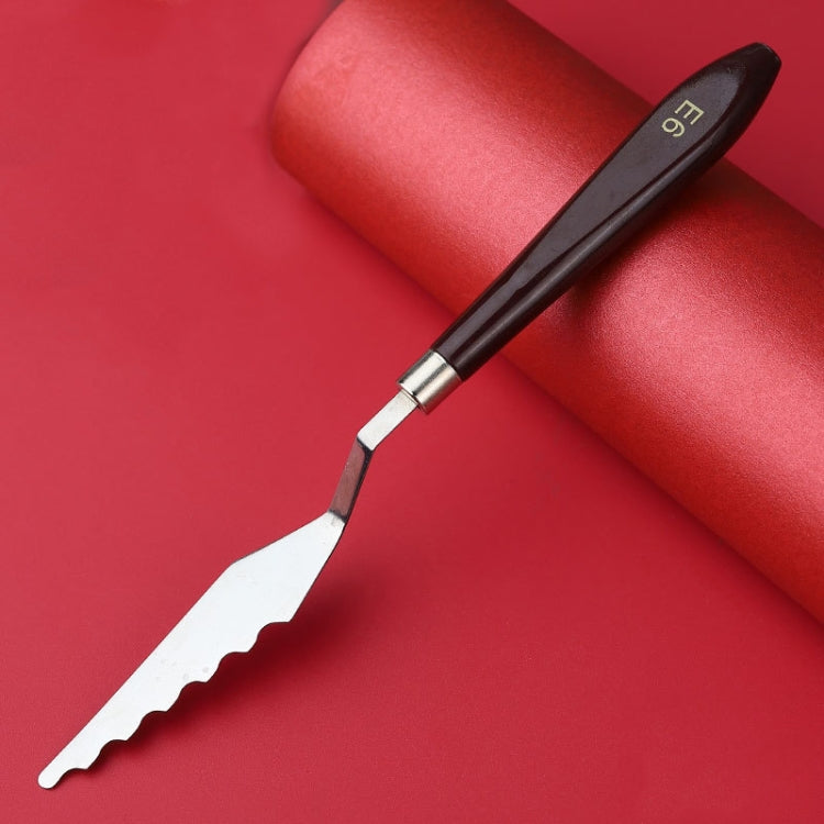 Oil Painting Knife Graffiti Toning Wooden Scraper Student Art Painting Tool, Style:, E1, E2, E3, E4, E5, E6, E7, E8, E9
