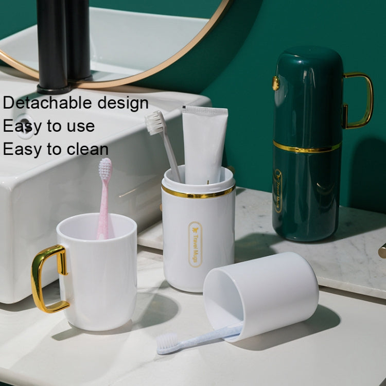 JM043 Home Mouthwash Cup Set Couple Convenient Travel Toothbrush Box, Style: