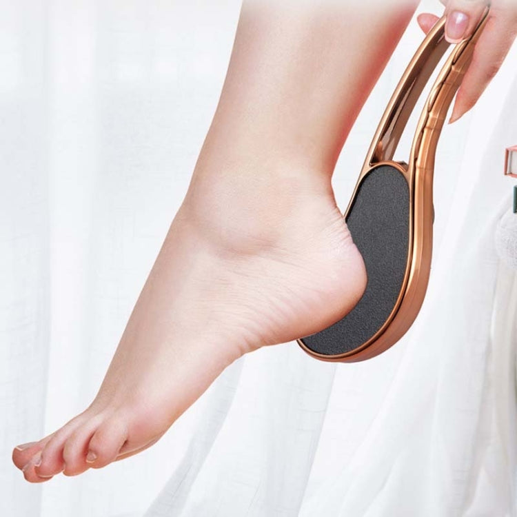 Exfoliating Foot Grinder Heel Foot Rub, Frosted-Blue, Frosted-Deep Gray, Frosted-Golden, Nano-Blue, Nano-Gray, Nano-Gold