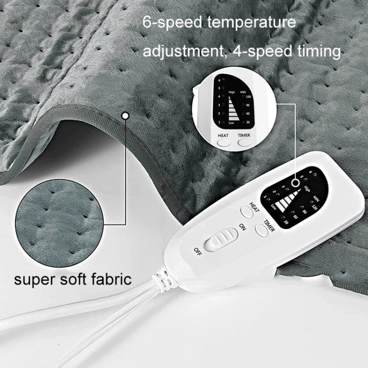 Home Physiotherapy Heating Pad Electric Heating Blanket, Size: 60x30cm, Plug Type: