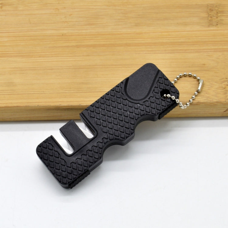 4 PCS Outdoor Knife Sharpener Speeder Mini Knife Sharpener, 4 PCS Black