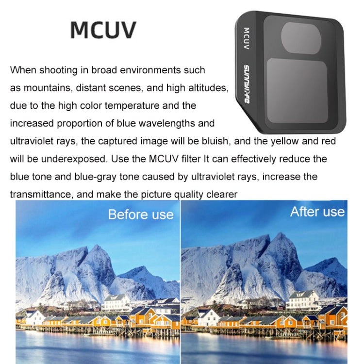 فلتر Sunnylife M3-FI330 لـ Mavic 3، الطراز: MCUV، ND8، ND16، ND32، ND4 / PL، CPL