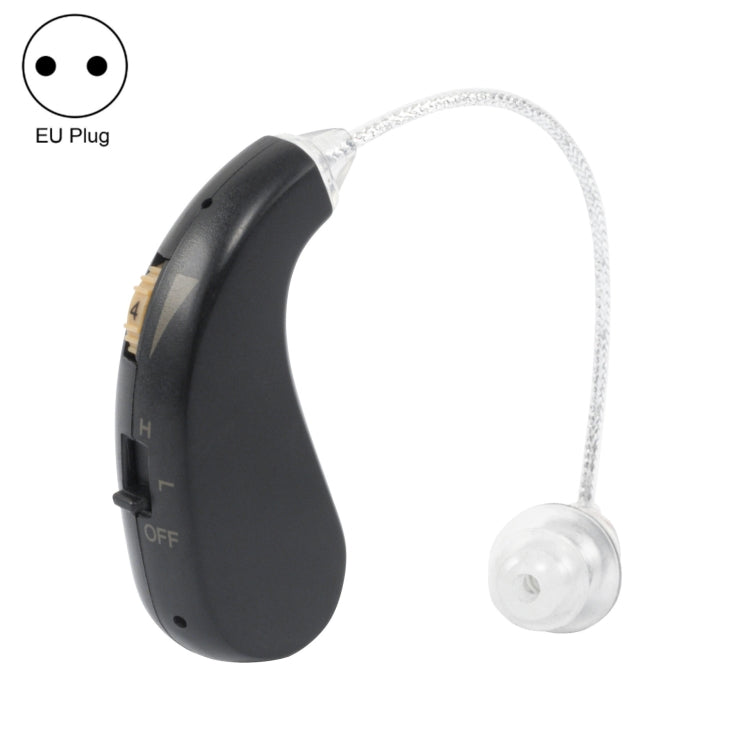 Portable Rechargeable Invisible Hearing Aid, EU Plug, US Plug