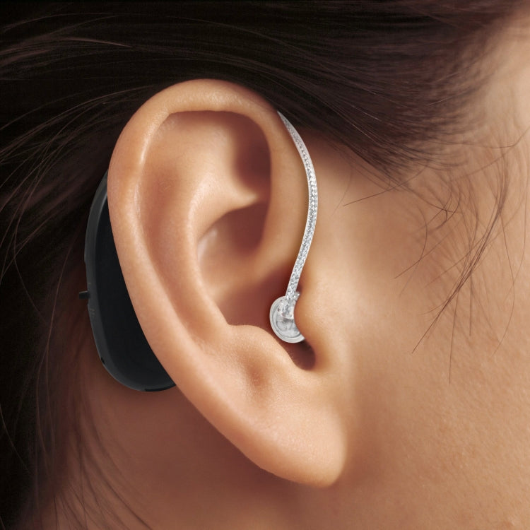Portable Rechargeable Invisible Hearing Aid, EU Plug, US Plug