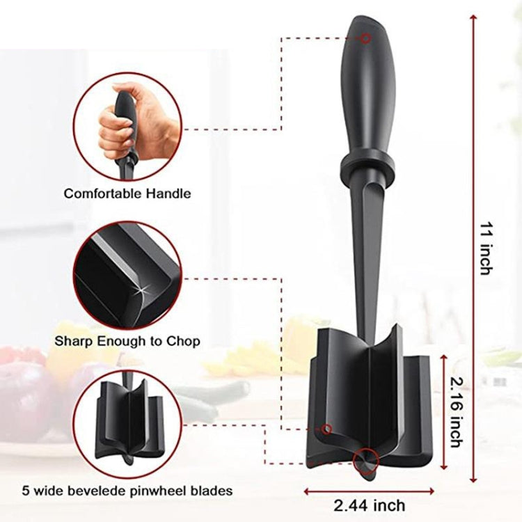 Meat Chopper Hand Held Stirring Grinder, Green, Black, Red
