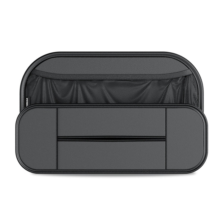 Car Seat Rear Leather Multi-function Convenient Storage Bag, Storage Bag (Black)