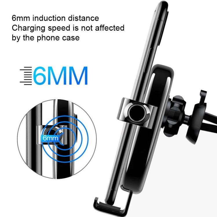 S19 15W Gravity Car Phone Wireless Charging Stand