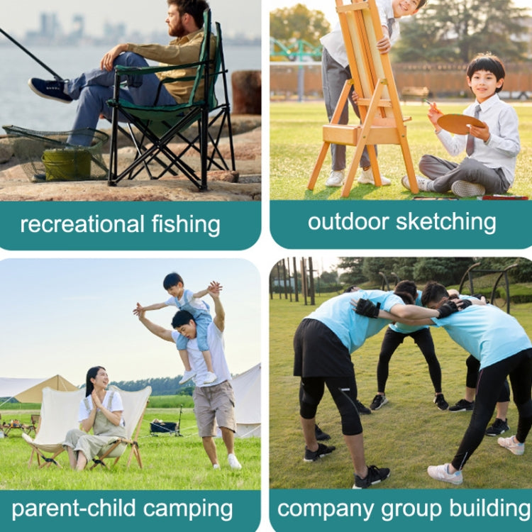 Casual Picnic Sketching Handrest Backrest Fishing Portable Beach Chair, Beach Chair