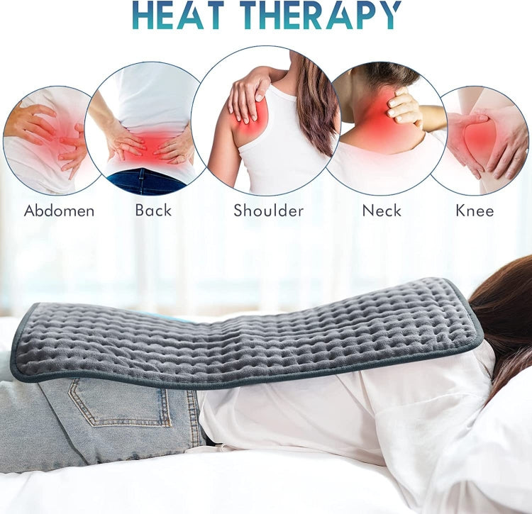 Electric Heating Blanket Heating Physiotherapy Pad Warm Waist Belly Pad with Buckle, 43 x 84cm, 50 x 100cm