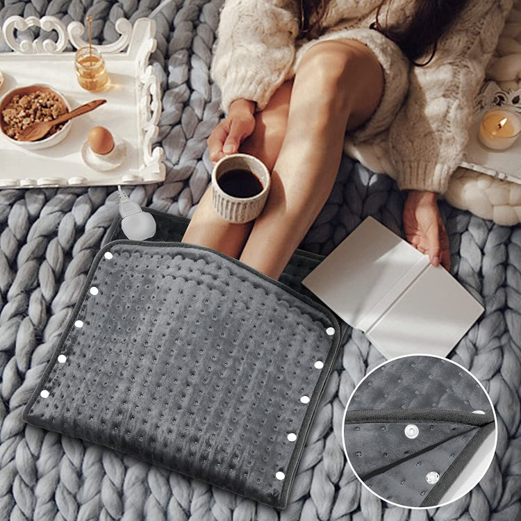 Electric Heating Blanket Heating Physiotherapy Pad Warm Waist Belly Pad with Buckle, 43 x 84cm, 50 x 100cm