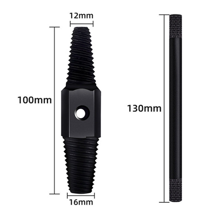 4 / 6 Points Faucet Break Screw Remover Smooth Silky Tooth Double-headed Screw Tool