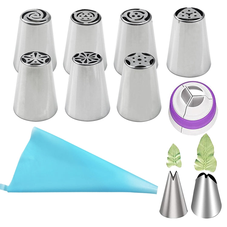 Stainless Steel Laminating Nozzle Set Cake DIY Laminating Nozzle Set Baking Tools, 7PCS/Set, 8PCS/Set, 9PCS/Set, 10PCS/Set, 11PCS/Set, 12PCS/Set, 14PCS/Set, 128PCS/Set