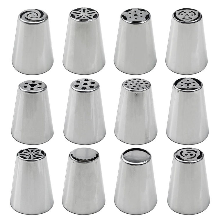 Stainless Steel Laminating Nozzle Set Cake DIY Laminating Nozzle Set Baking Tools, 7PCS/Set, 8PCS/Set, 9PCS/Set, 10PCS/Set, 11PCS/Set, 12PCS/Set, 14PCS/Set, 128PCS/Set