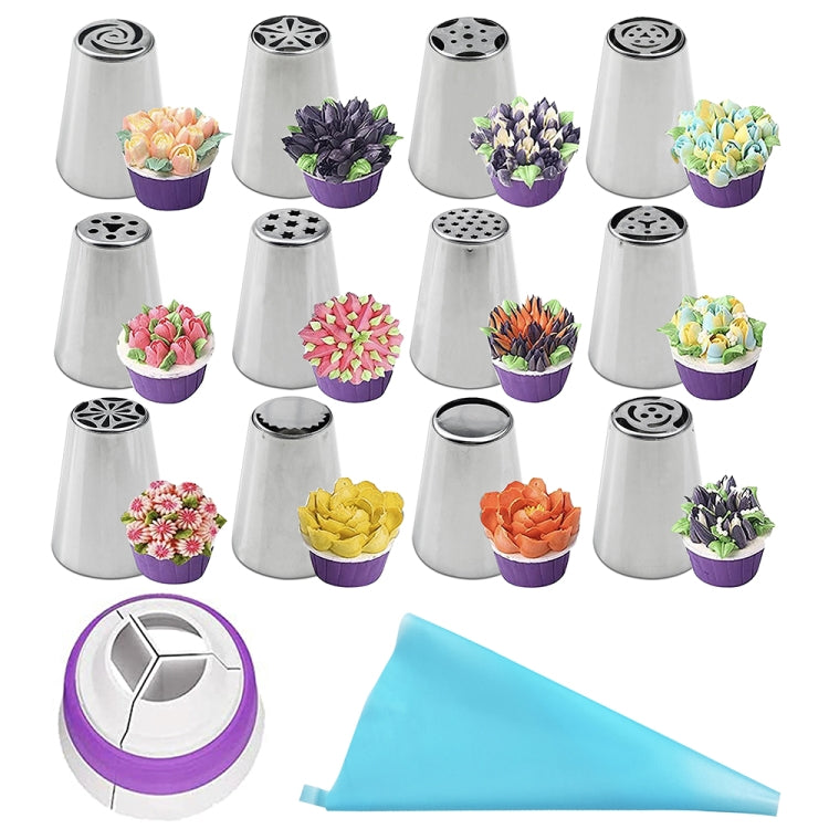 Stainless Steel Laminating Nozzle Set Cake DIY Laminating Nozzle Set Baking Tools, 7PCS/Set, 8PCS/Set, 9PCS/Set, 10PCS/Set, 11PCS/Set, 12PCS/Set, 14PCS/Set, 128PCS/Set