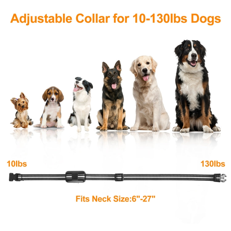 Remote Dog Trainer Rechargeable Waterproof Pet Electric Shock Collar, Receiver, Receiver+Remote Control