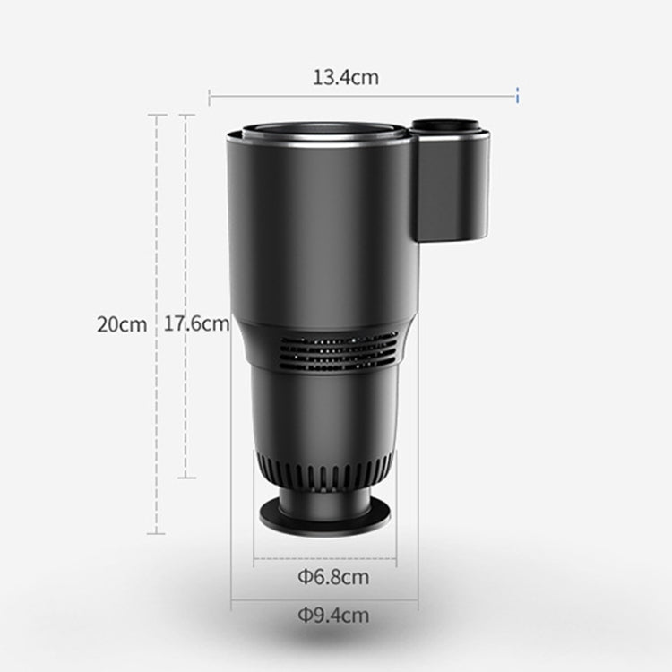 Car Digital Display Fast Cooling and Heating Cup, Style:, Generation 1 Black, Generation 3 Gray, Generation 3+EU Plug, Generation 3+EU Plug+Cup