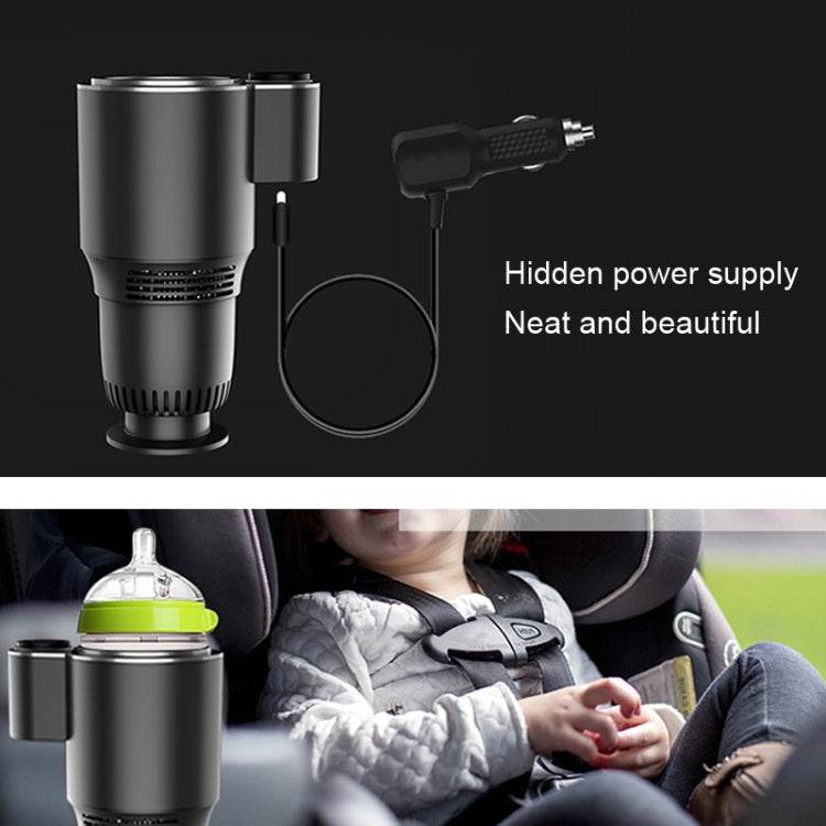 Car Digital Display Fast Cooling and Heating Cup, Style:, Generation 1 Black, Generation 3 Gray, Generation 3+EU Plug, Generation 3+EU Plug+Cup