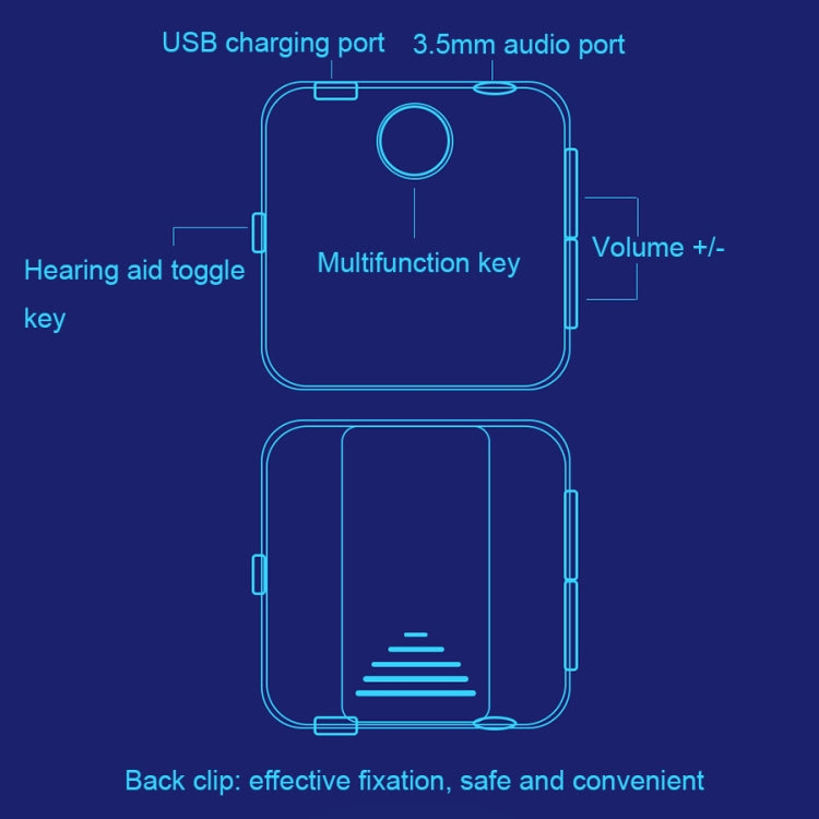 U20 Lavalier Bluetooth Sound Collector Smart Auxiliary Bluetooth Headset, U20