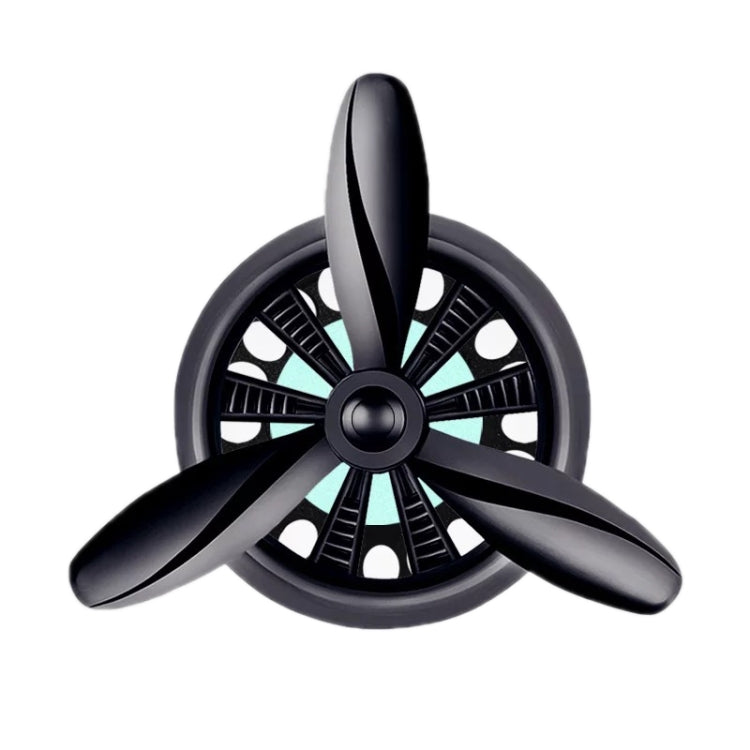 Car Air Outlet Perfume Aromatherapy Swivel Fan, Black Without Light, Silver Without Light, Red Without Light