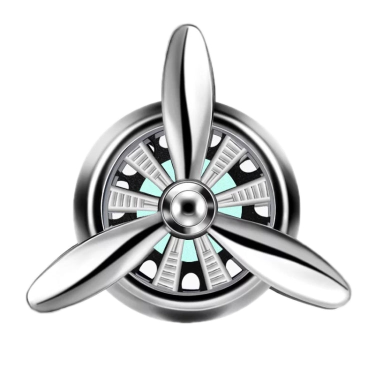 Car Air Outlet Perfume Aromatherapy Swivel Fan, Black Without Light, Silver Without Light, Red Without Light